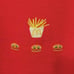 Vtg McDonaldland Fashions by genesco Kids Sweater Frys Hanburger Embroidered 70s
