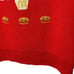 Vtg McDonaldland Fashions by genesco Kids Sweater Frys Hanburger Embroidered 70s