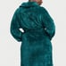 NEW M/L VS Short Cozy Robe in Deepest Green
