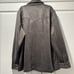 Frye Men's Faux Suede Shirt Jacket, Shacket, Snap Closure Charcoal Size L NEW