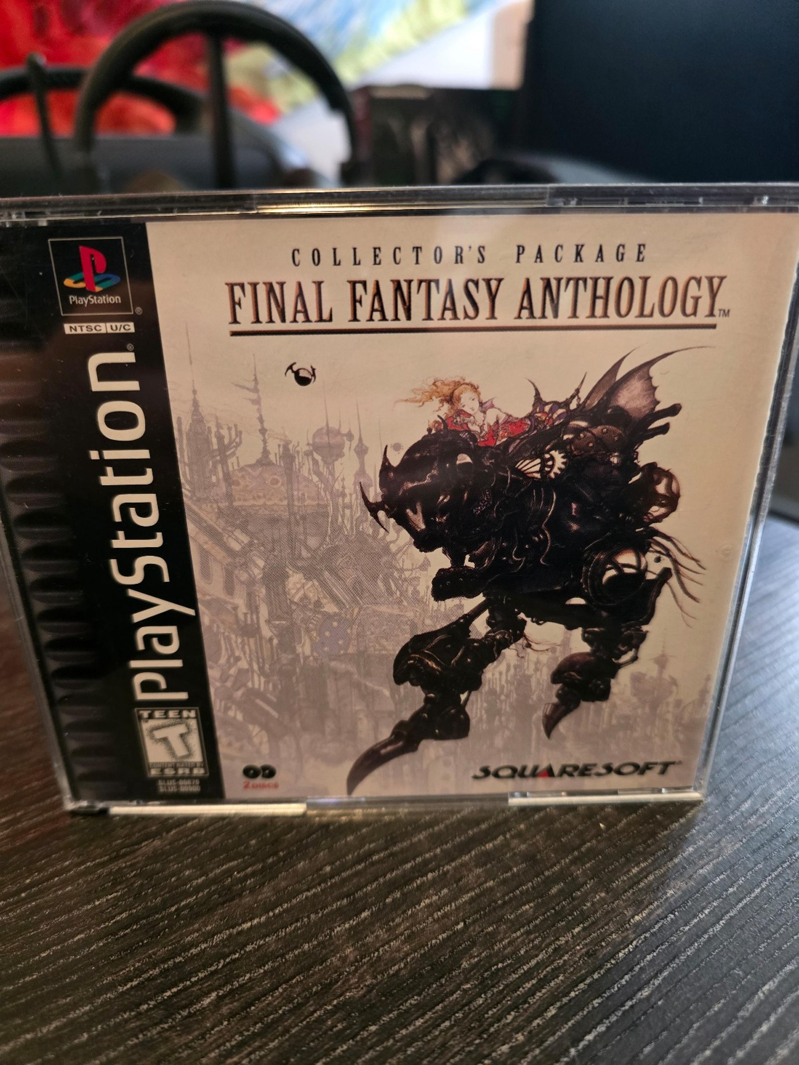 PlayStation Final Fantasy Anthology game AND official strategy guide