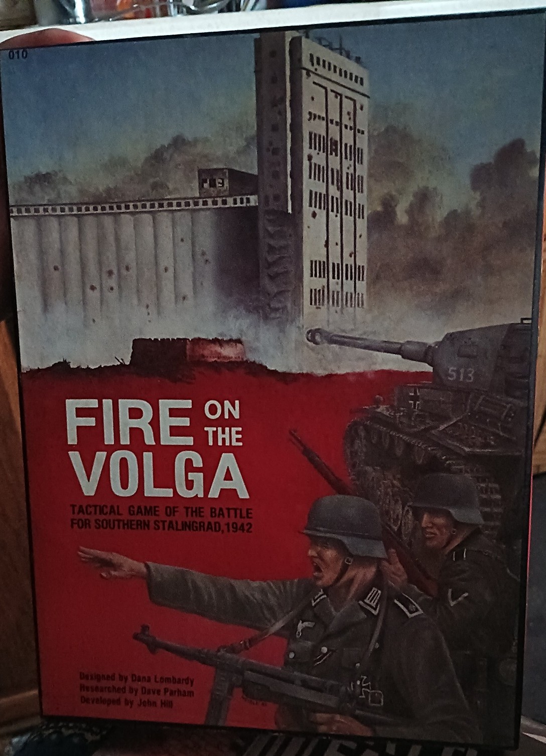 FIRE ON THE VOLGA GAME *RARE* UNPUNCHED