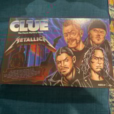 Metallica Clue Board Game Unopened