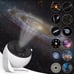 abigail&bleu Night Light Galaxy Projector Starry Sky Projector 360° Rotate Plane