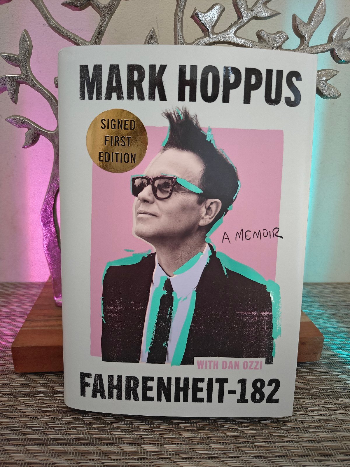 Mark Hoppus SIGNED BOOK Fahrenheit-182 1ST EDITION Hardcover Blink-182