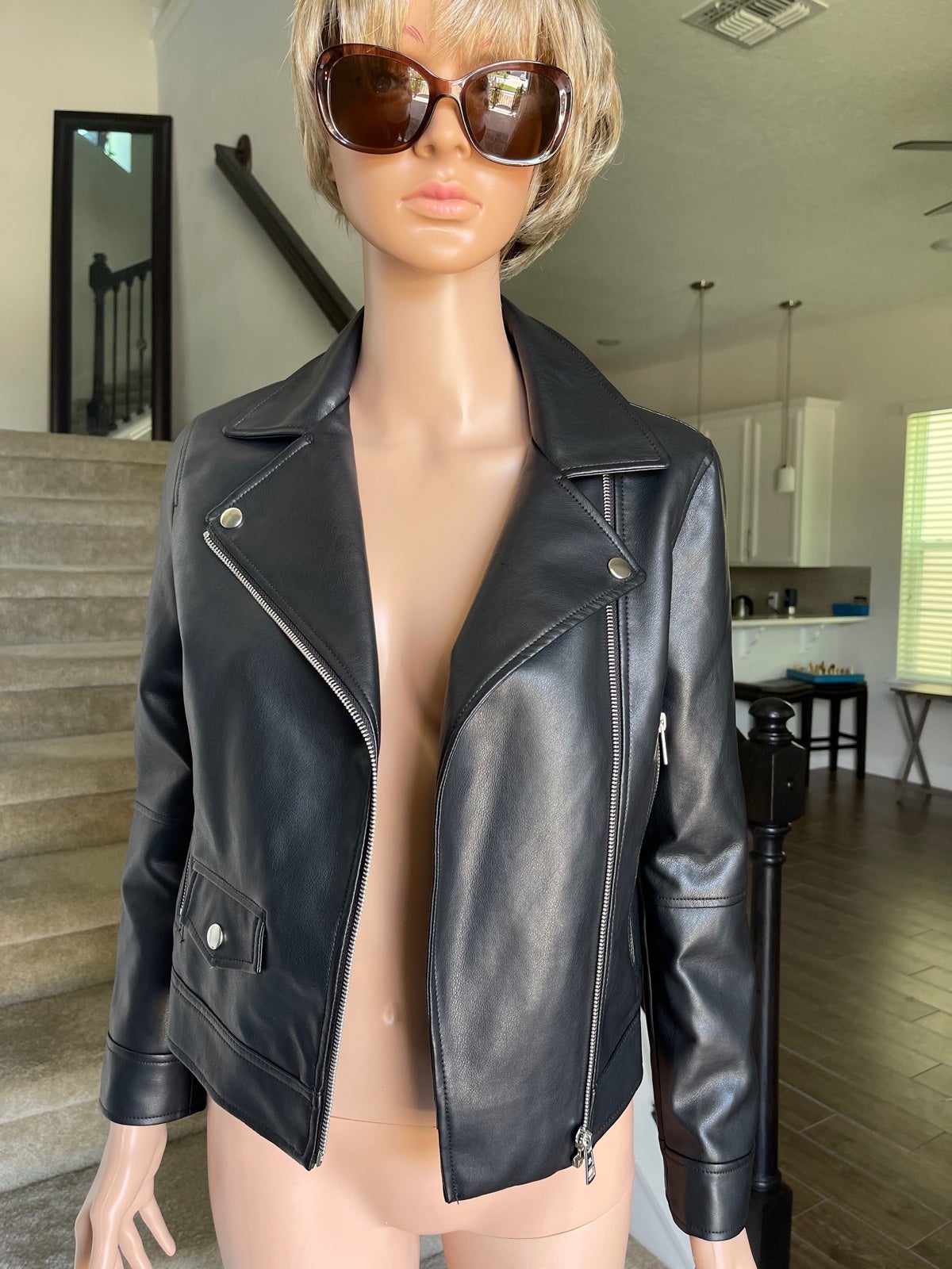 Zara Jacket black women Sz S NWT