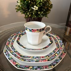Christopher Stuart (Midnight Garden) Y0035- Fine China - Place Setting VTG