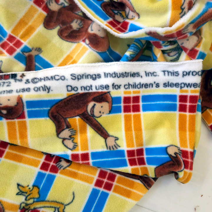Spring Industries Curious George Fleece Fabric