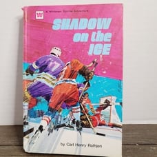 Vintage Shadow on the Ice by Carl Henry Rathjen Whitman Sports Adventure Book