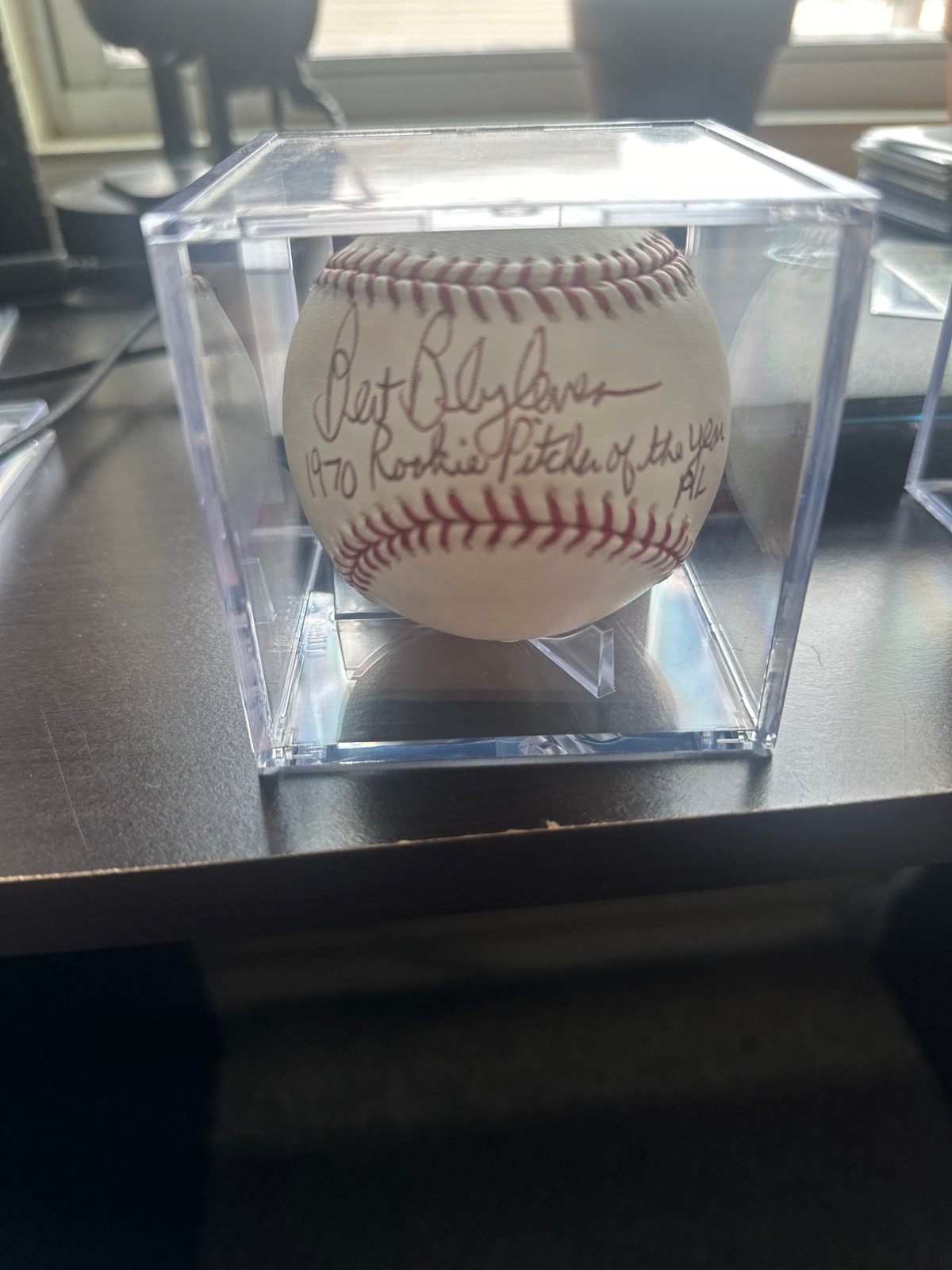 Signed Baseball Bert Blyleven