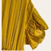 Saylor Adrianne Yellow Metallic Stripe Smocked V-Neck Mini Dress Size M