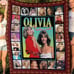 Olivia Newton John Signature Fleece Blanket 40x30