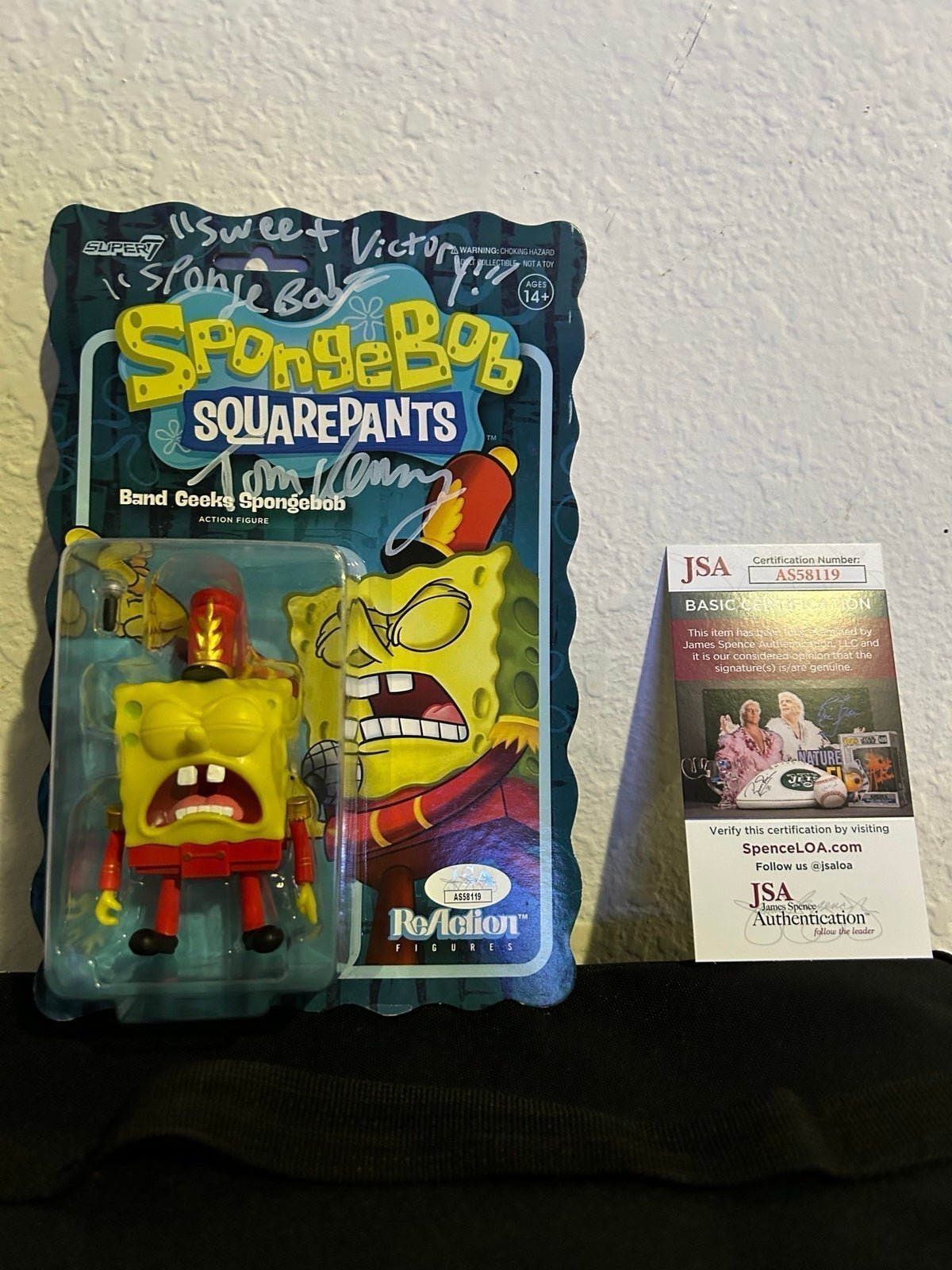 SpongeBob Signed Figure JSA COA