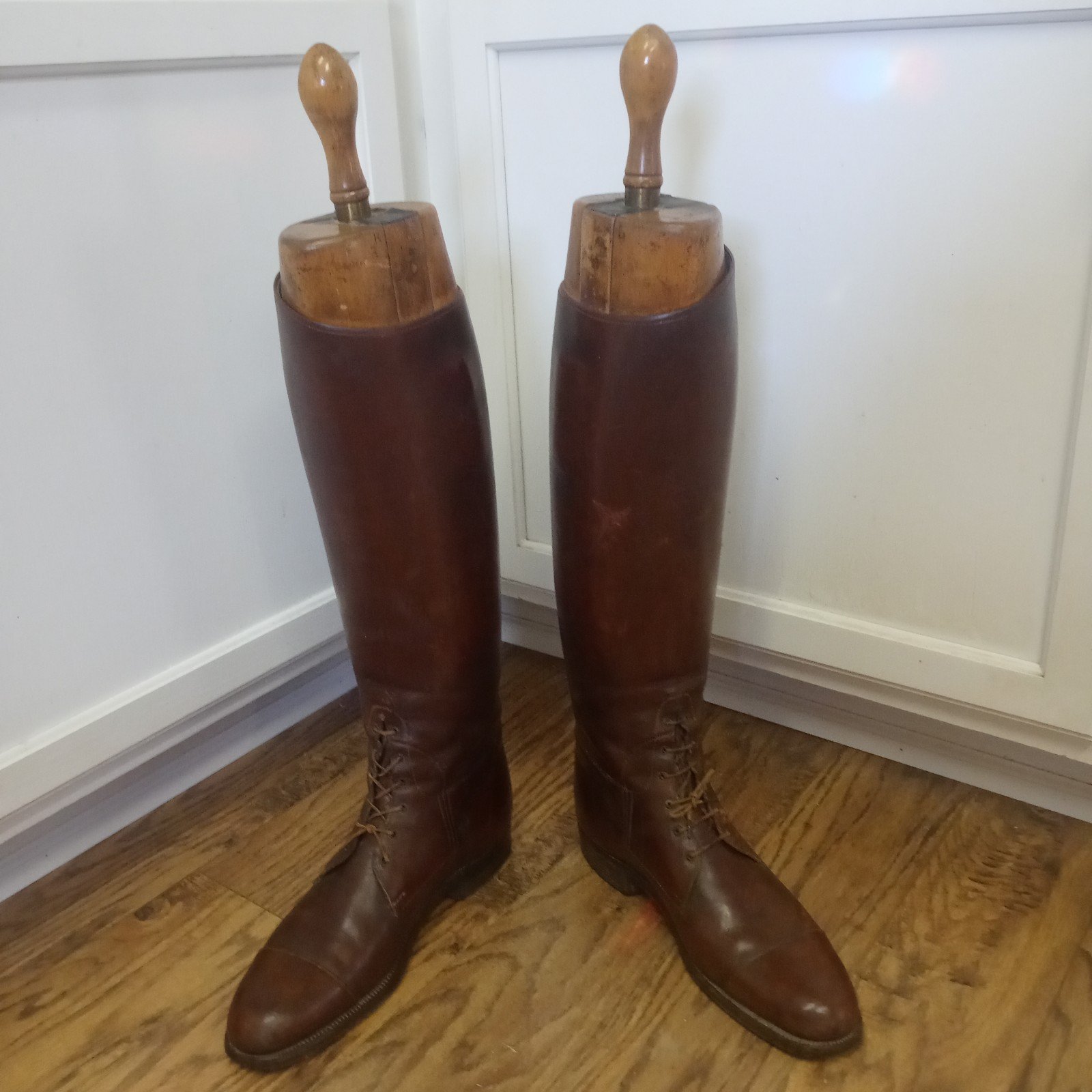 Very Rare! Vintage WW1 Officer Rank Field Boots(British Air Force)Size 11.5