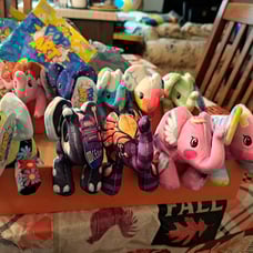 10 Popart Mini Elephant Lot