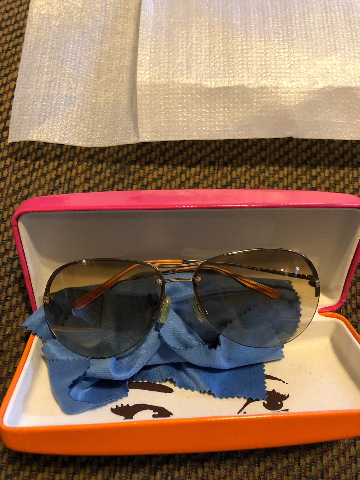 Kate Spade Brown Aviator Sunglasses