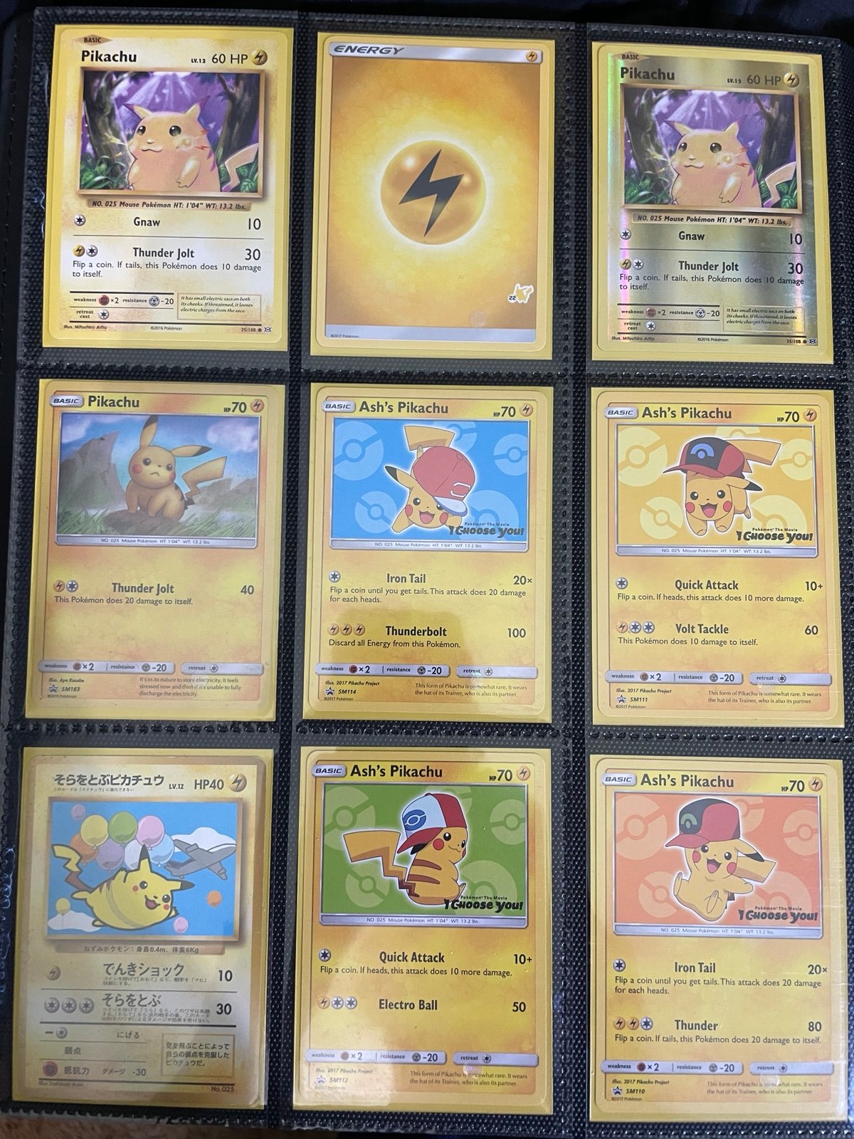 Pikachu Pokémon card singles for sale