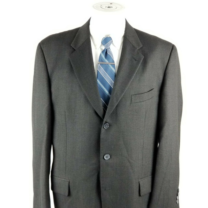 Joseph Abboud Men's 42 R 3 Button Wool