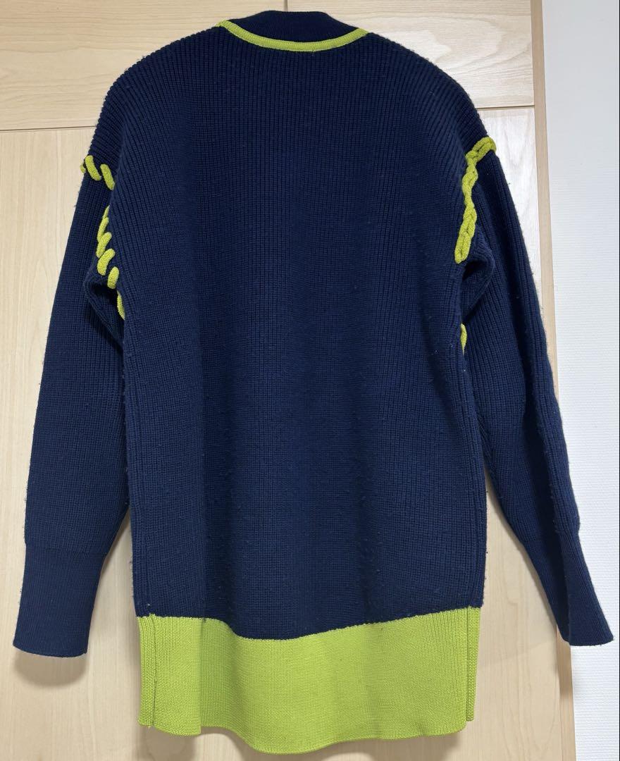 UN3D.（アンスリード）の「POINT STITCH SHORT KNIT TOP