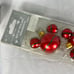 Disney Parks Mickey Ears Glass Ornaments Set of 12 Red Green