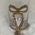 New Set of 4 Bling Diamond Crystal Bow Coquette Glass Coffee Mugs Glasses