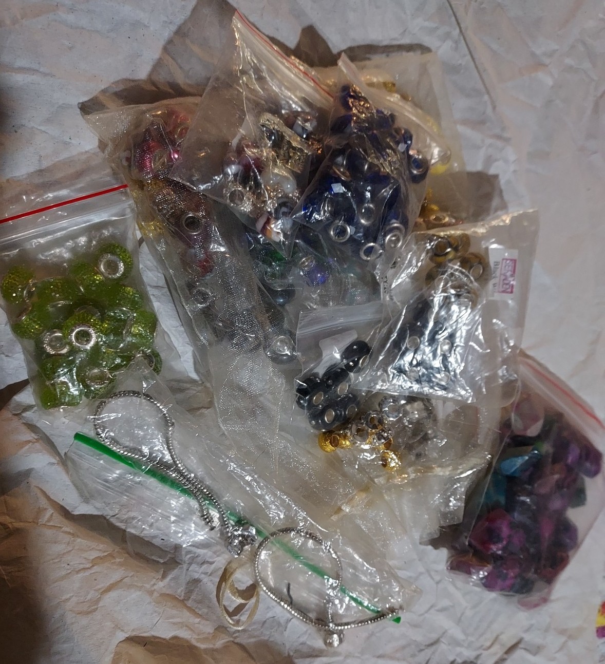 European charm bead lot
