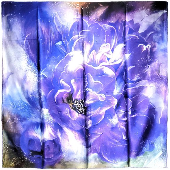 NWT Genuine 100% Mulberry Silk Satin Scarf 41 x41 Large Square Shawl 5998