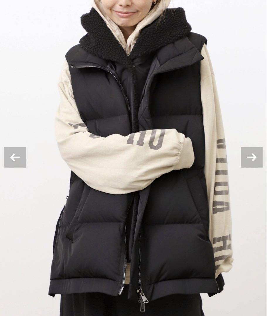 LOU ANDREA (ルーアンドレア) 2WAY DOWN VEST (ダウンベスト)