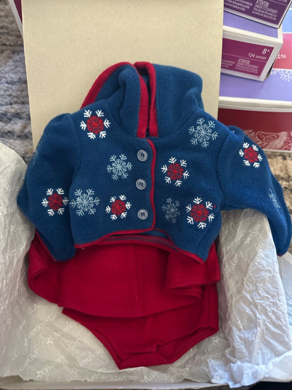 American girl mollys skating outfit