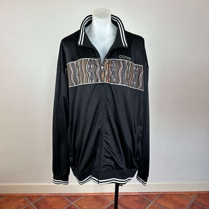 Vintage Coogi Design Stripe Track Jacket Size Men’s 6XL