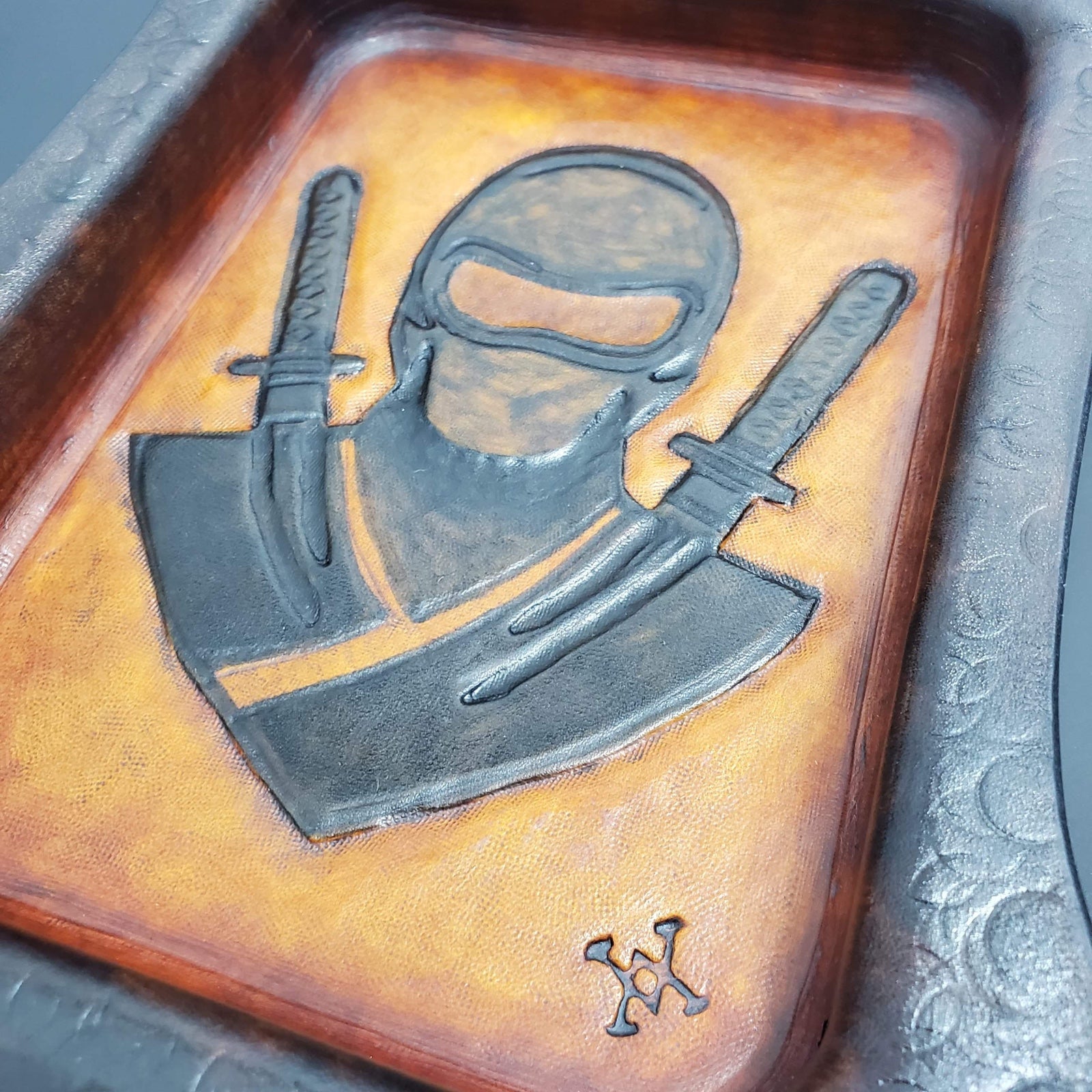 Leather Ninja Treasure Tray storm shadow