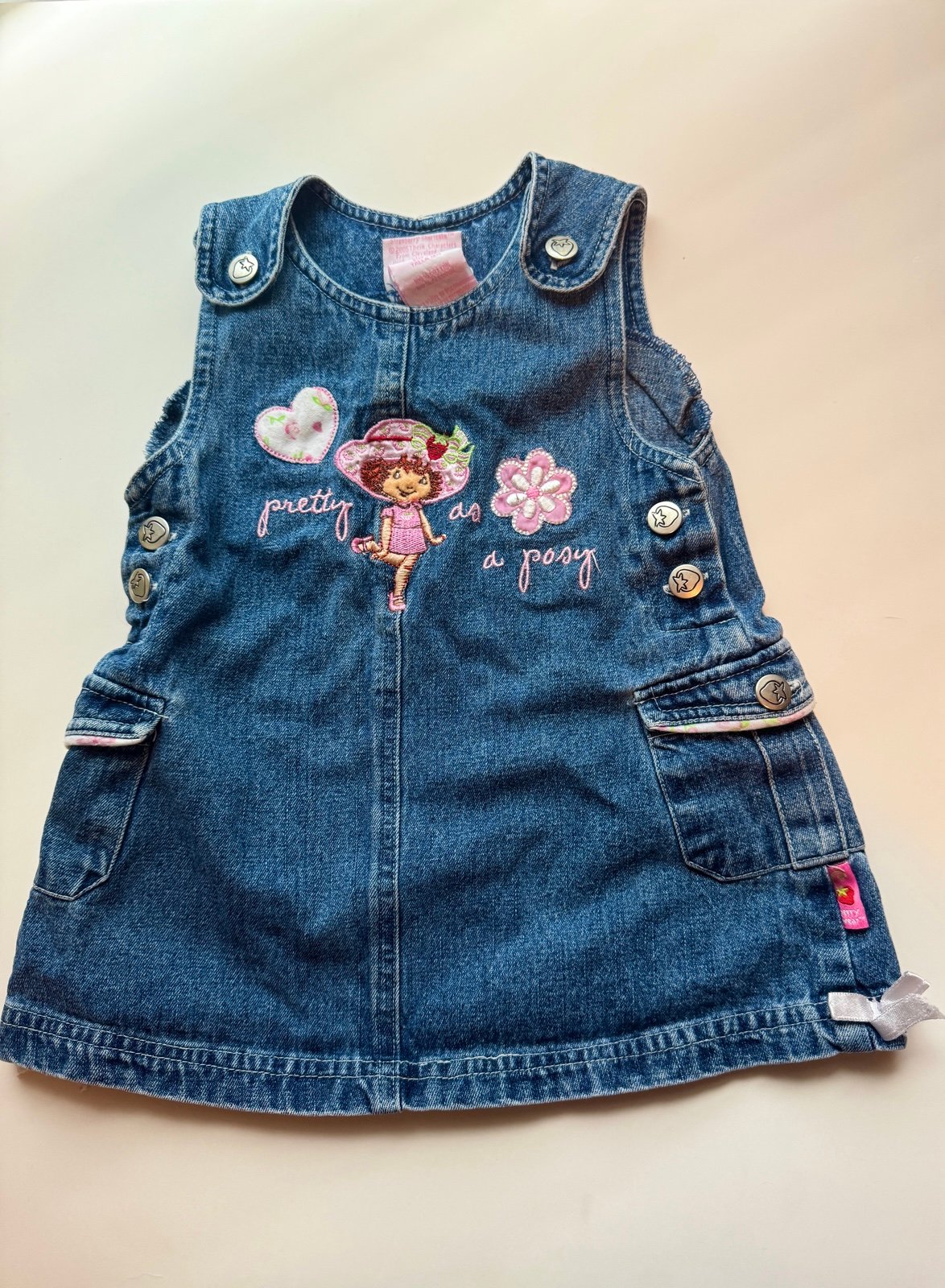 Strawberry Shortcake denim dress 18M