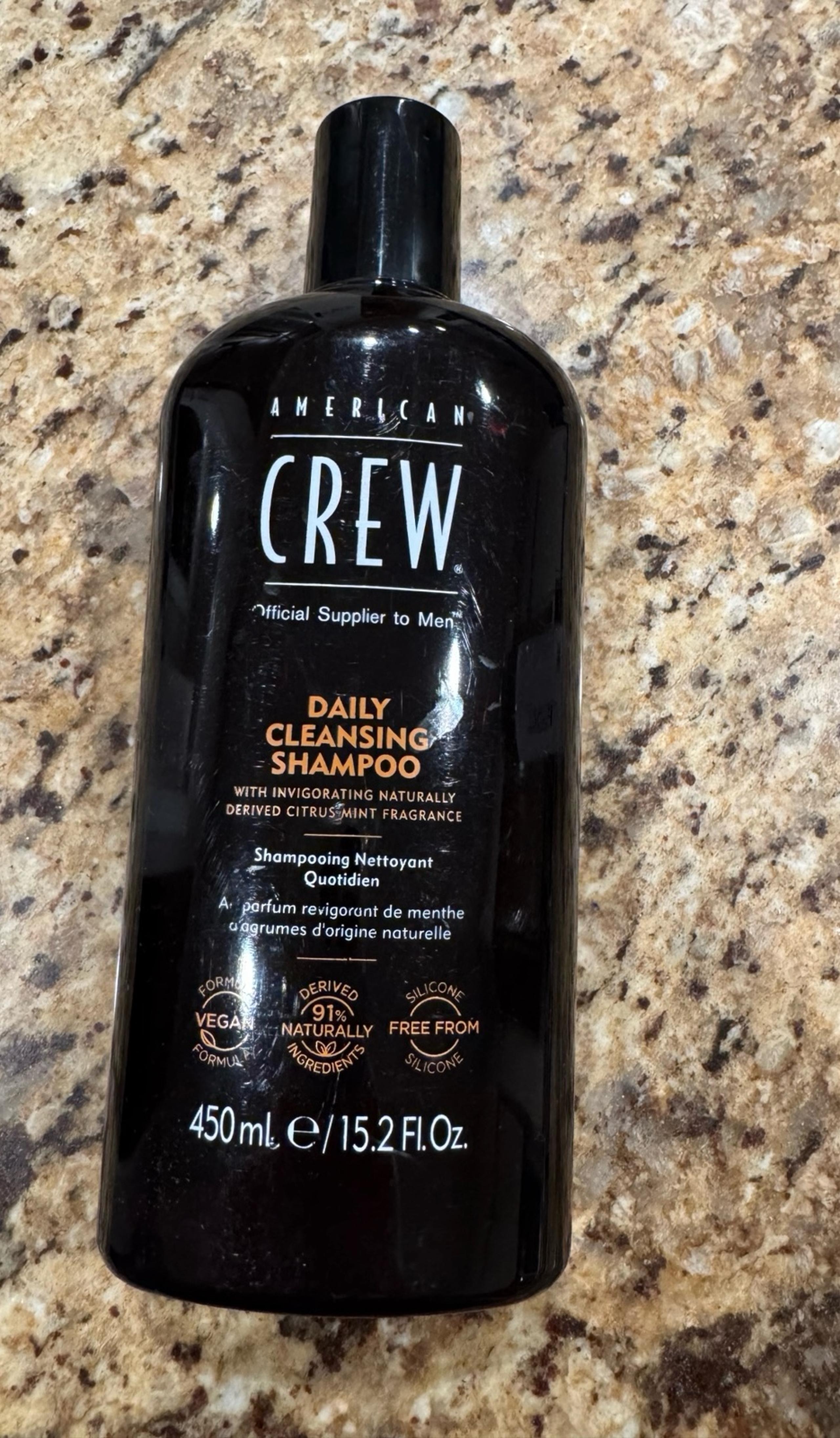 New American Crew 15.2 oz Daily cleansing shampoo
