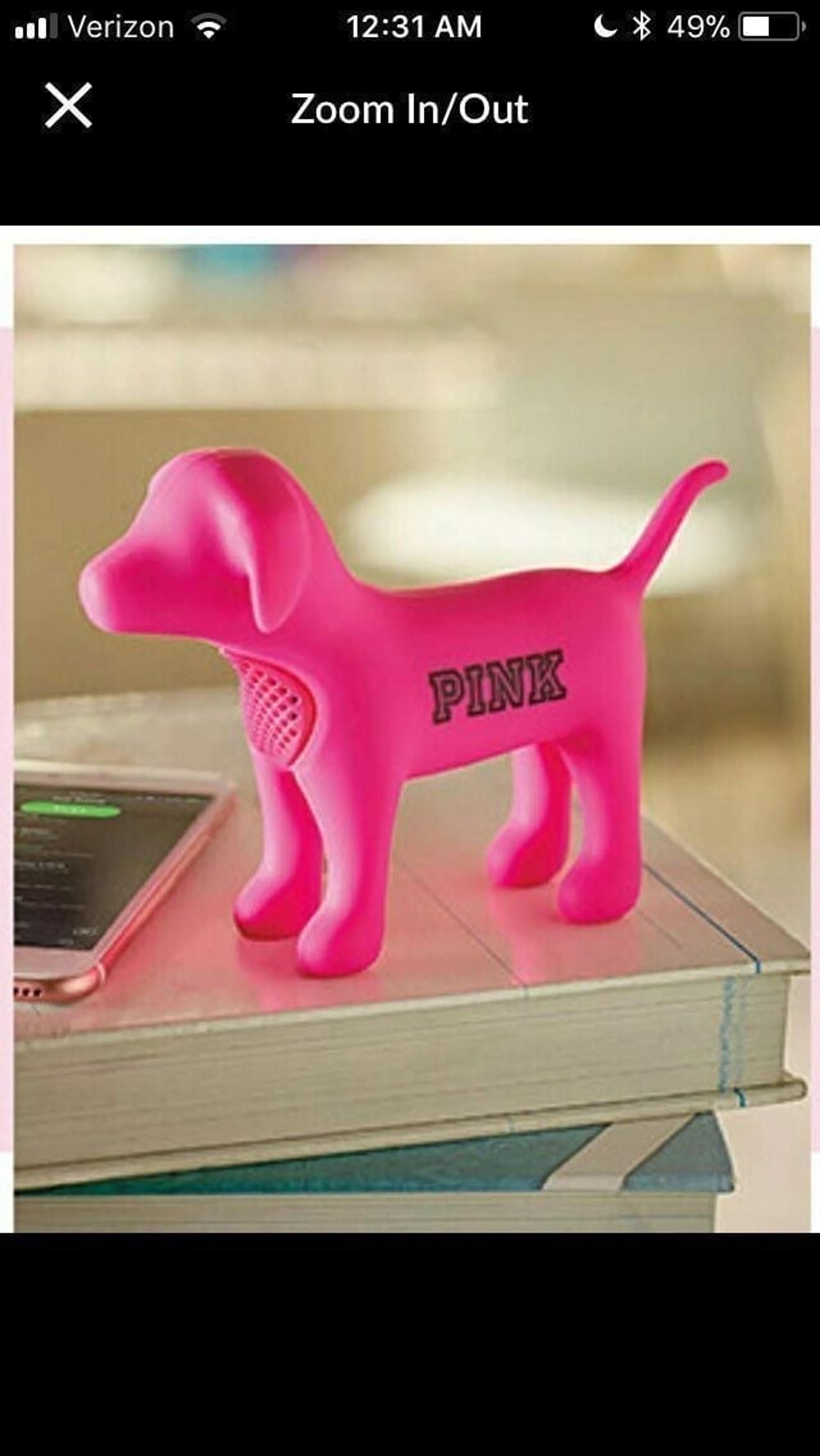 Victoria’s Secret PINK Vintage Mini Dog Bluetooth Wireless Speaker