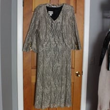 Vintage SL Fashions Petites 2pc Dress Set