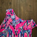 Lilly Pulitzer Amante Shift Dress Silk Jersey Free Spirit One Shoulder M