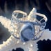 Rare Exotic Dendritic Opal vintage statement cuff
