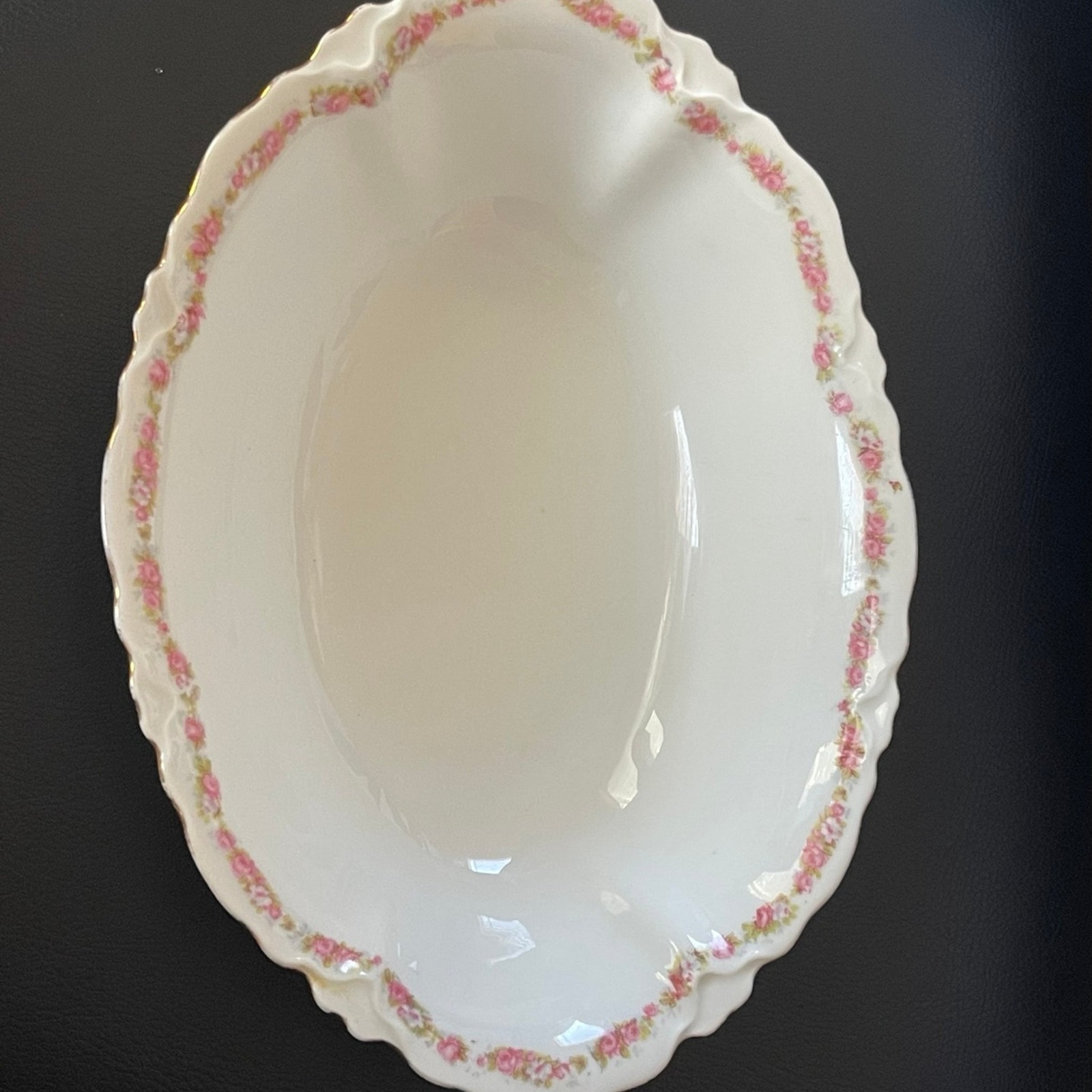Vintage Large Oval Serving Bowl HG & Co. Bavaria German