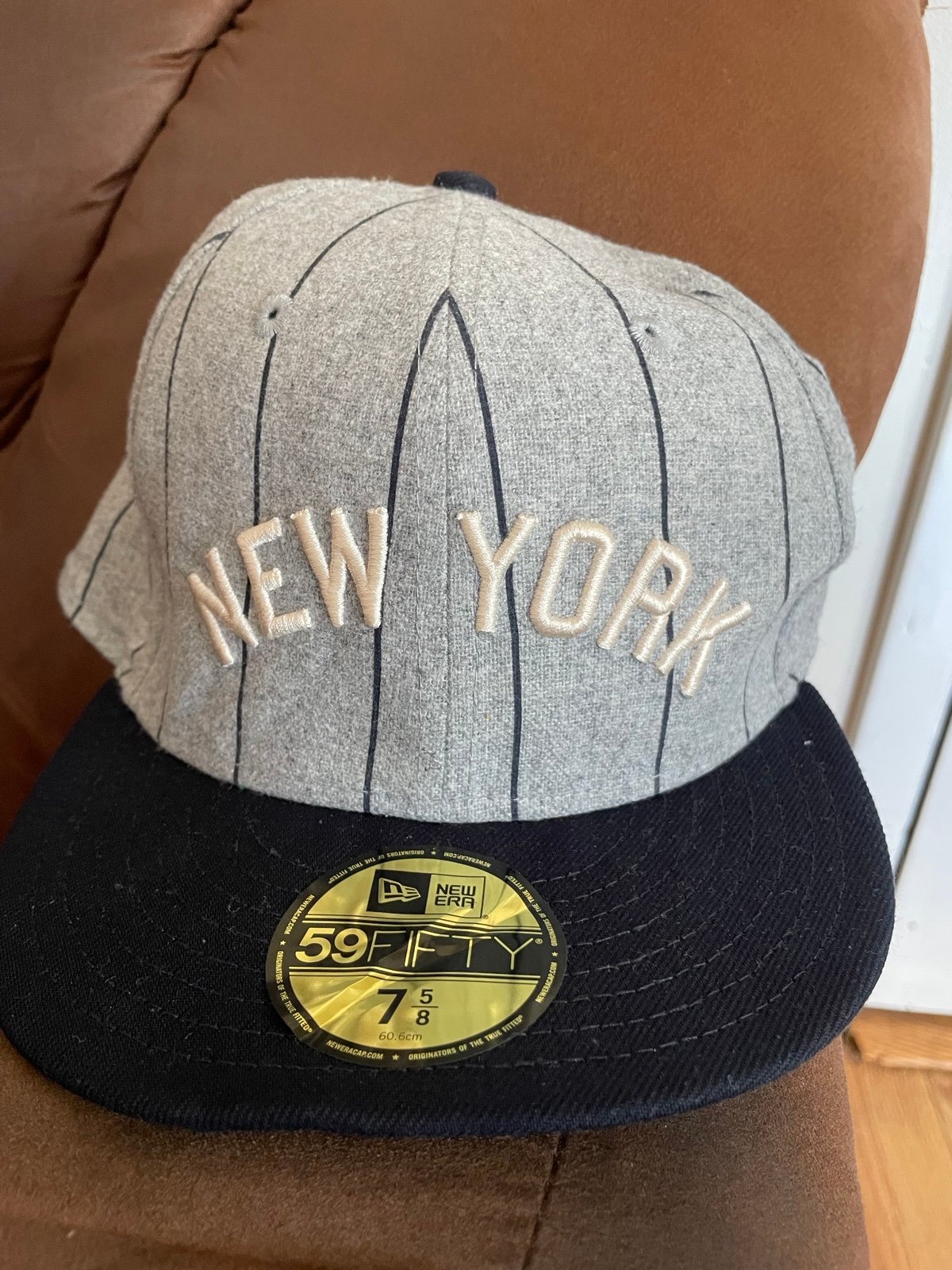 New York Yankees new era MLB wool fitted hat 7 5/8