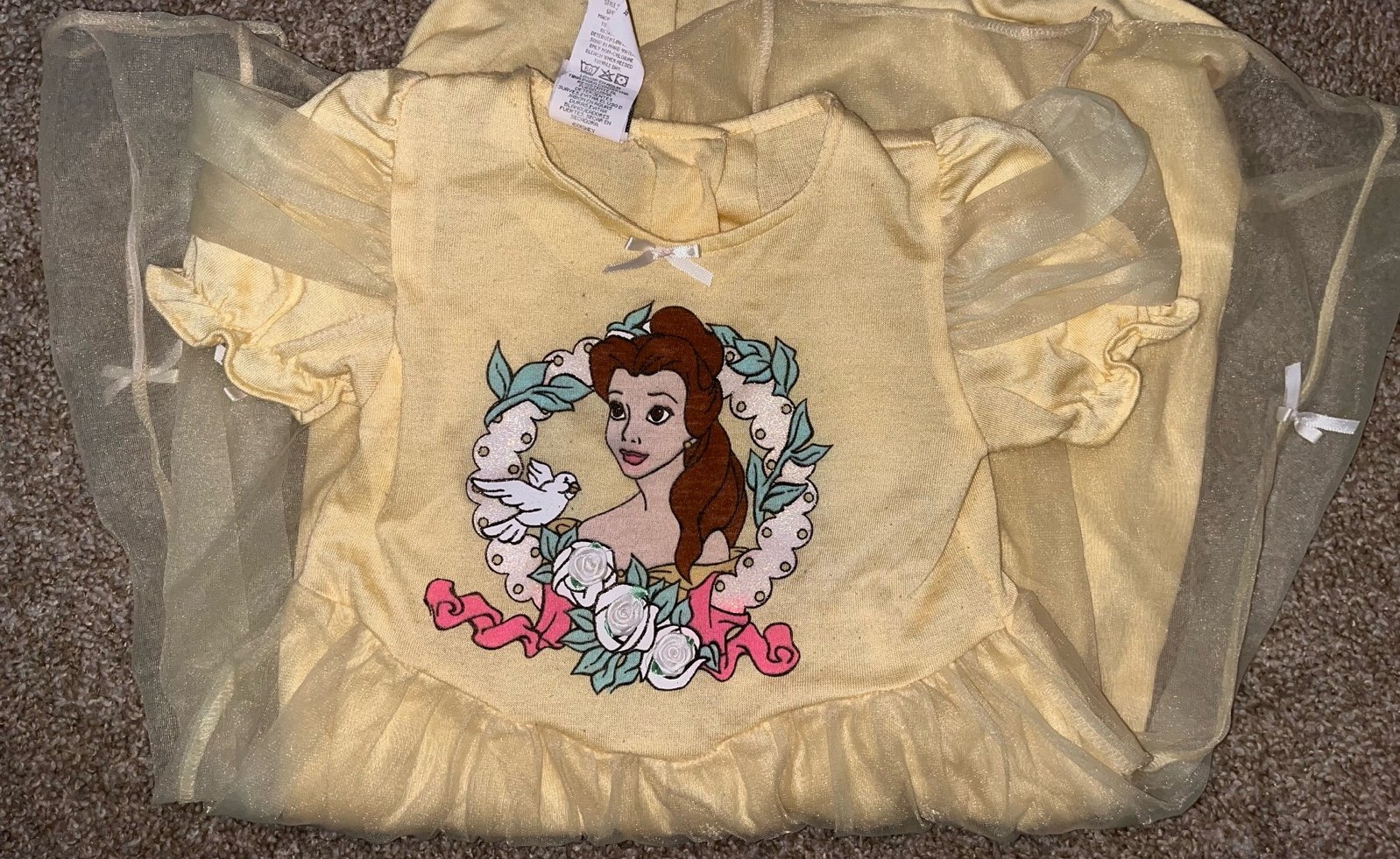 Rare Vintage “disney store” belle dress size 4