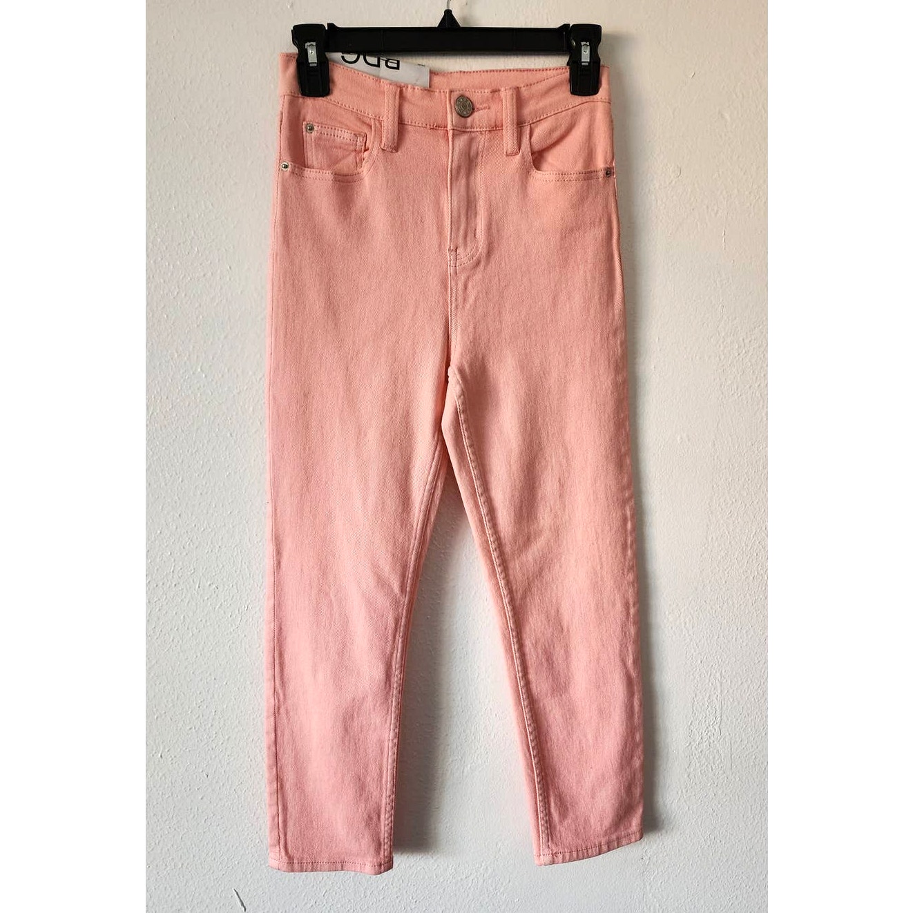 Urban Outfitters BDG Girlfriend Monochrome High Rise Jean in Pink