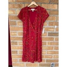 emanuel ungaro silk dress sz 14