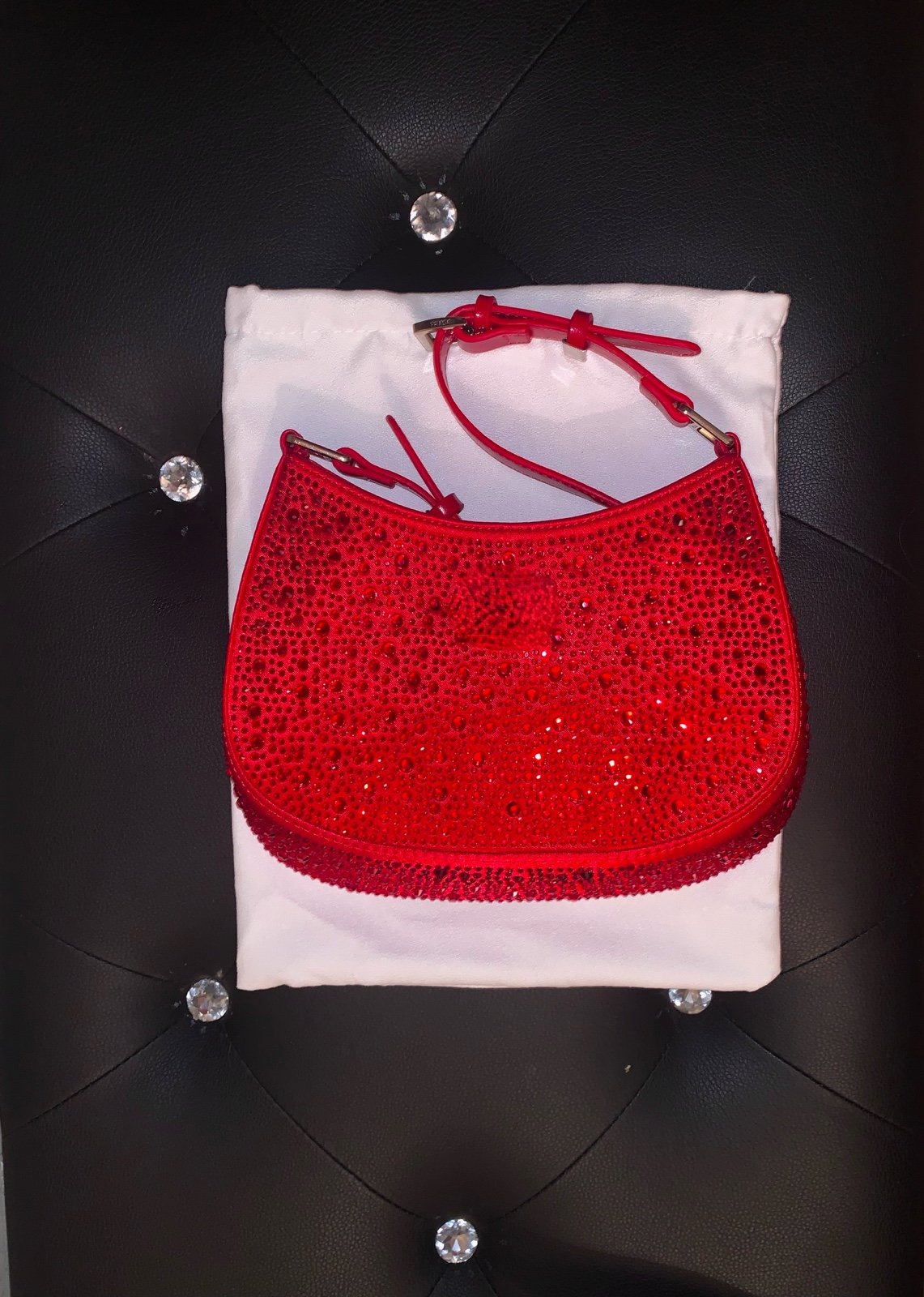 Red shoulder Purse