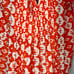 Anthropologie Vanessa Virginia Blouse Size 10 Orange White