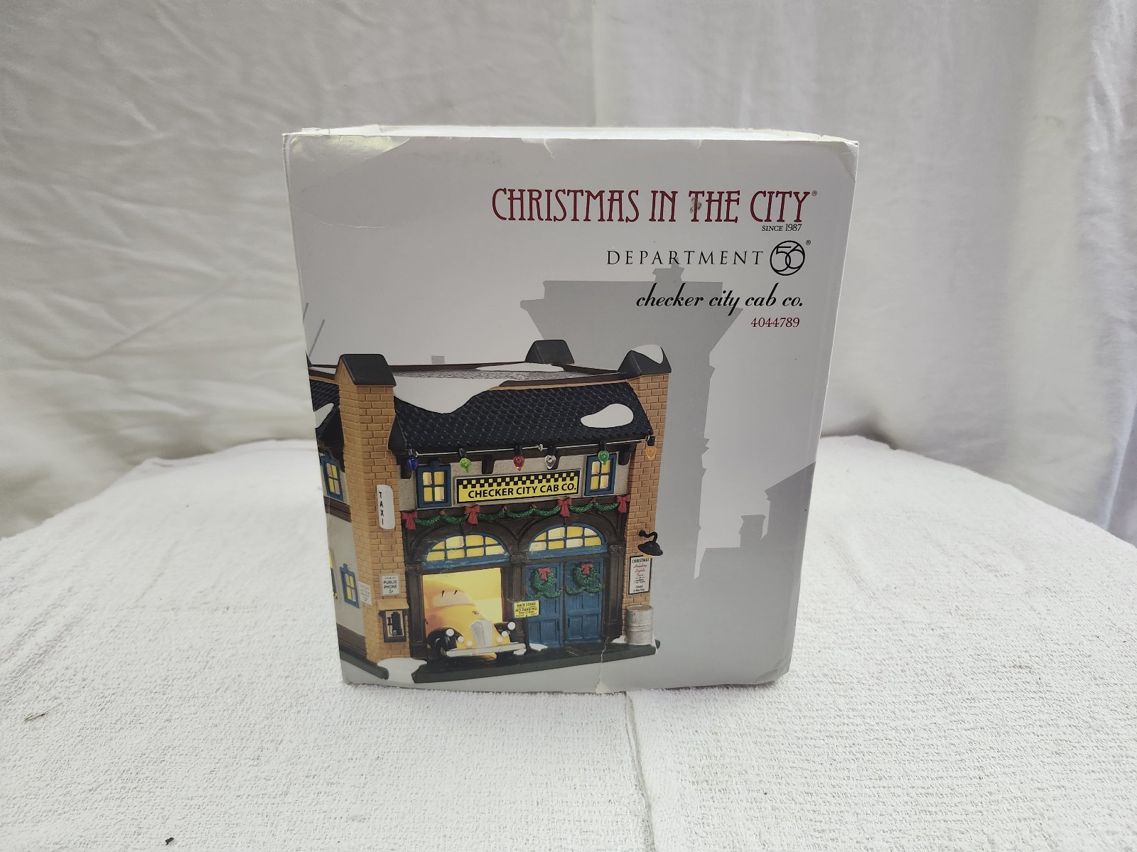 Dept 56 CIC - City Checker Cab Co. - #4044789 - MIB RARE!!
