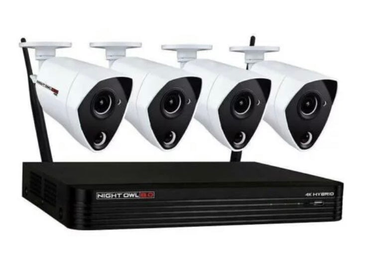 Night Owl C-HT81-44P-B 4K Security 4 Camera Surveillance System 1TB