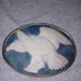 Vtg 70's Eagle Genuine Incolay Stone Belt Buckle
