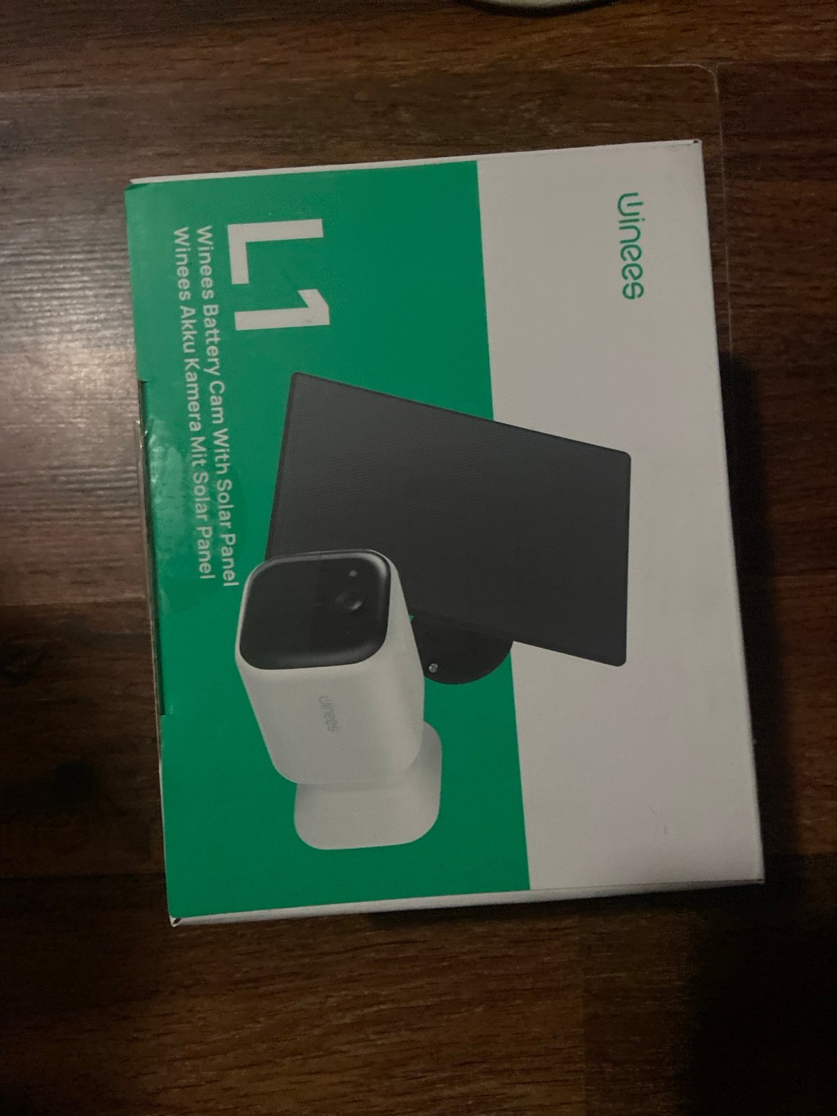 Winees Solar Panel Camera