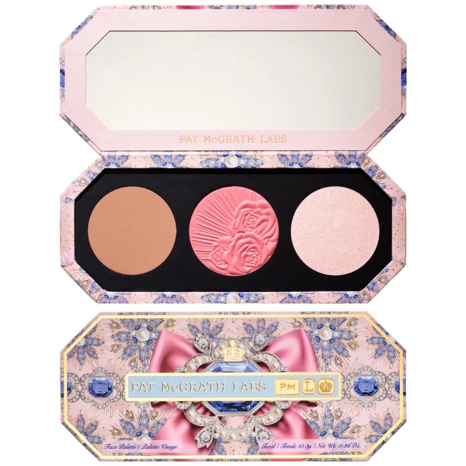 Pat McGrath Labs Divine Blush + Glow Cheek Palette - Fleurever Nude