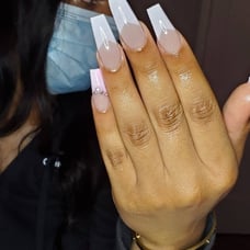 French tip Acrylic Press on nails